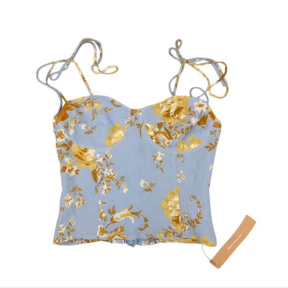 Reformation Liza Top Heavenly Floral Smocked Shirt - Picture 4 of 13